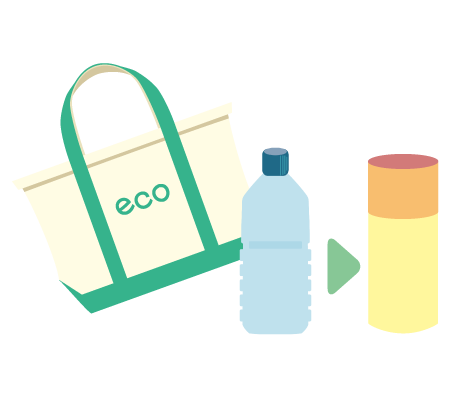 プラスチックのごみを減へらそう