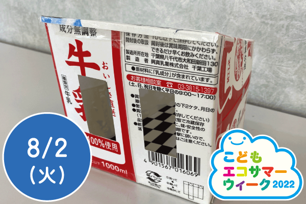【こどもエコサマーウィーク2022】トリックアートBOXづくり